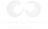 Logo de la Cámara de Comercio de Manizales por Caldas, organización donde Vivi Morales Villa ha tenido presencia