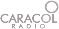 Logo de Caracol Radio, medio de comunicación donde Vivi Morales Villa ha tenido presencia