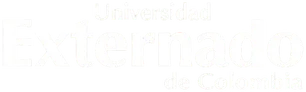 Logo de la Universidad Externado de Colombia, institución académica donde Vivi Morales Villa ha tenido presencia como conferencista